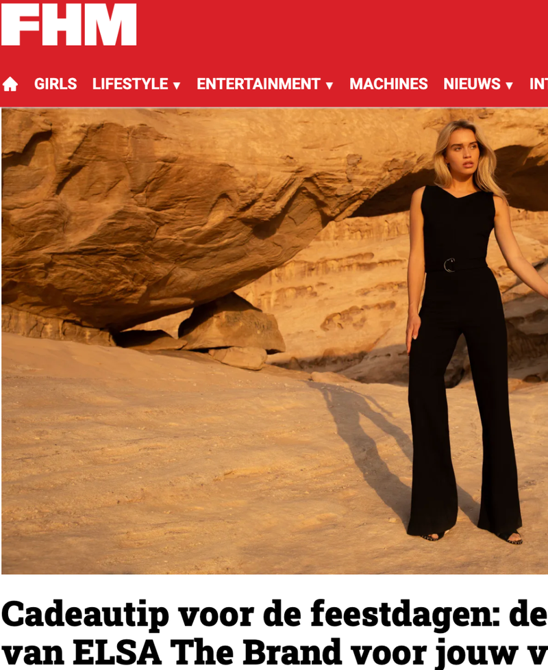 ELSA IN FHM MEGAZINE